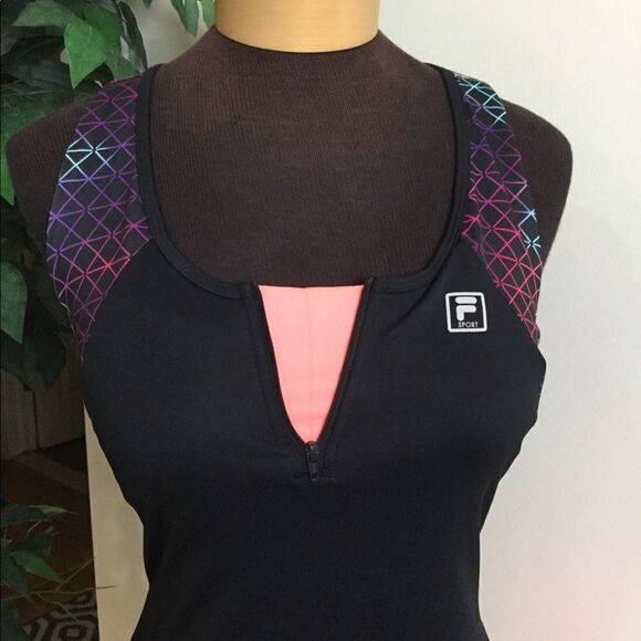 Tru-Dry FILA sport tank with built in bra size S NWT - Picture 10 of 15